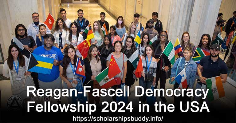 Reagan-Fascell Democracy Fellowship 2024 in the USA