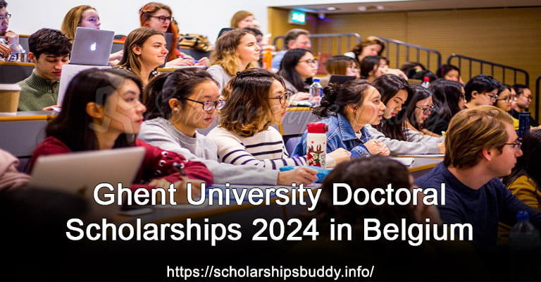 Ghent University Doctoral Scholarships 2024 in Belgium